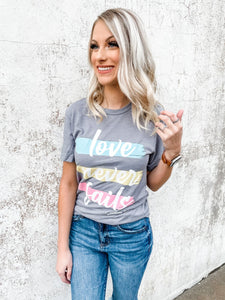 Love Never Fails Tshirt