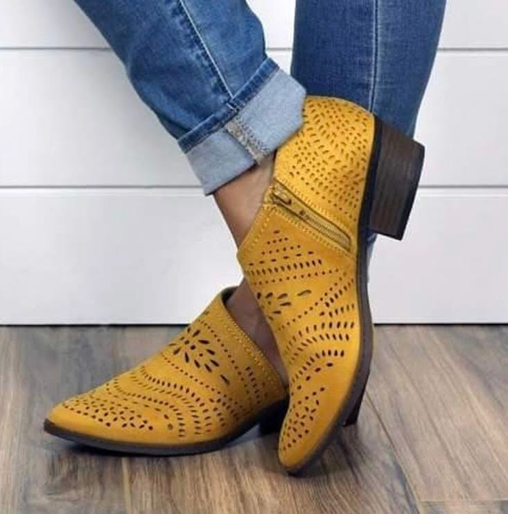 Mustard Anouk Bootie