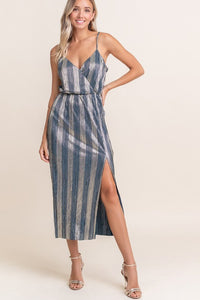 Pleated Party Dress