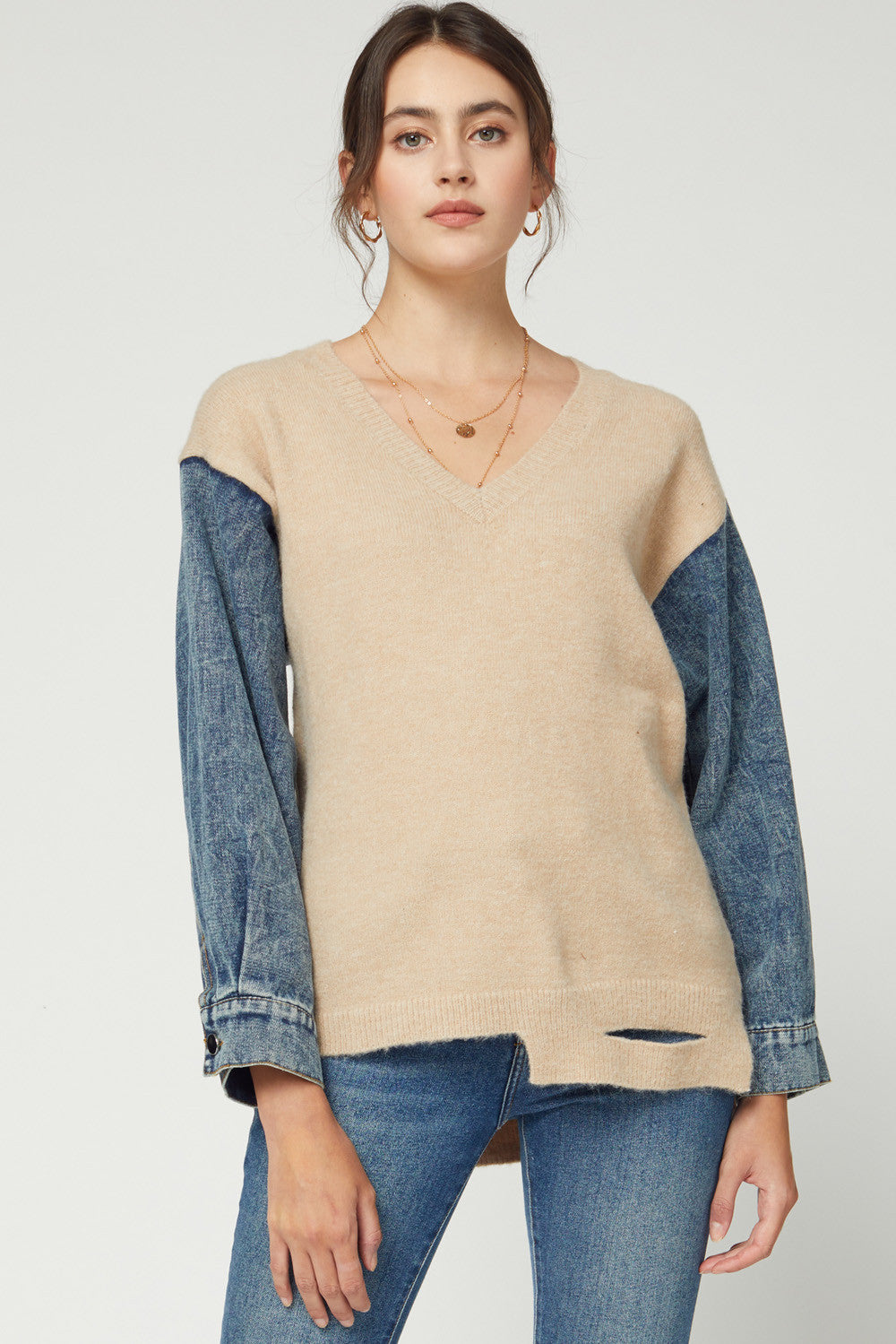 Solid Pullover Sweater