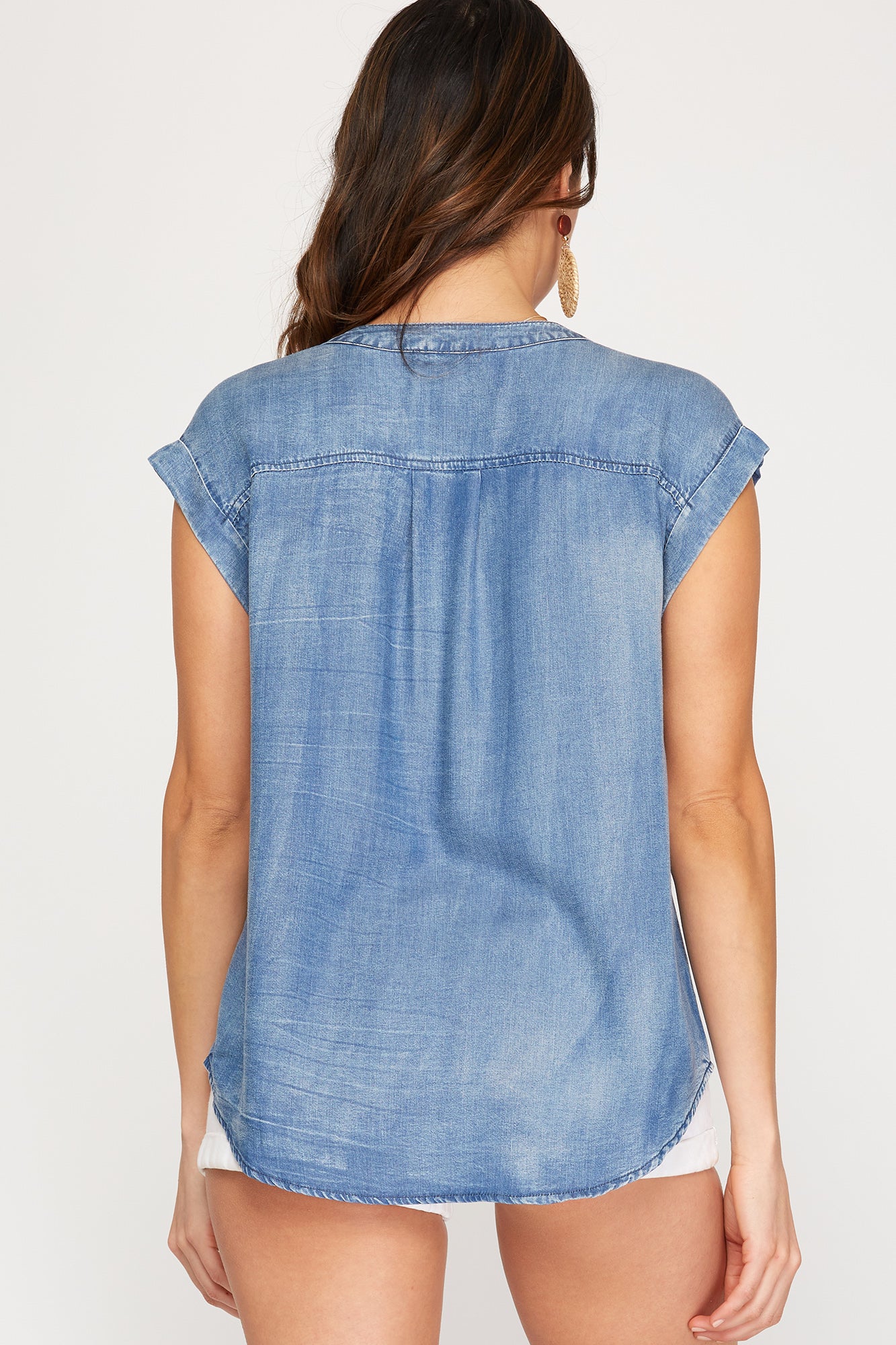 The Perfect Denim Blouse