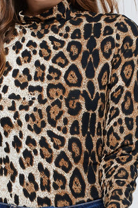 Leopard Mock Neck Bodysuit
