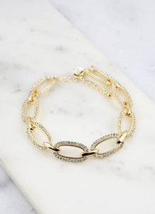 Steen CZ Link Bracelet